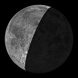 The moon is Last Quarter on Thursday 06 December 2012