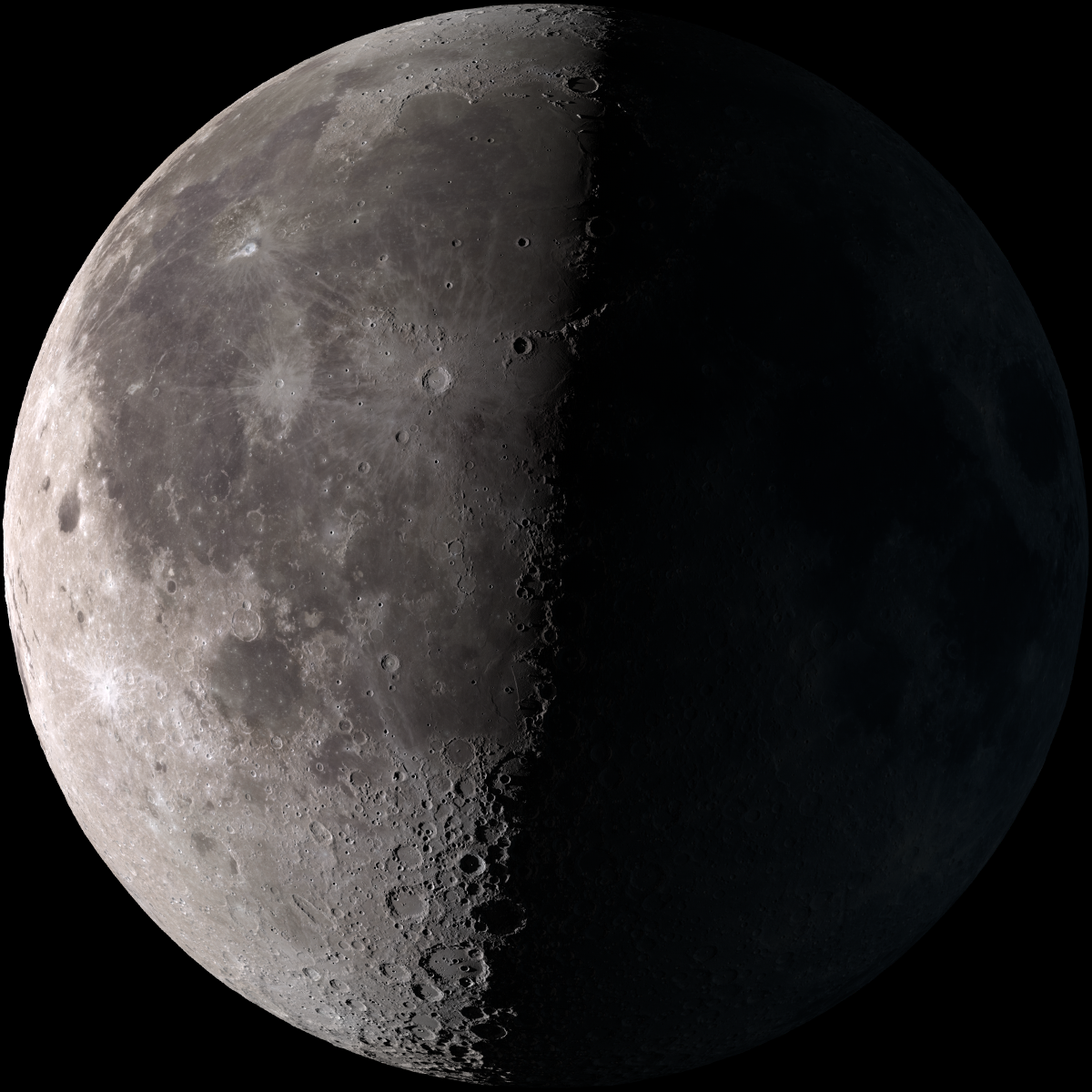 Moon phase on 11 January 2007