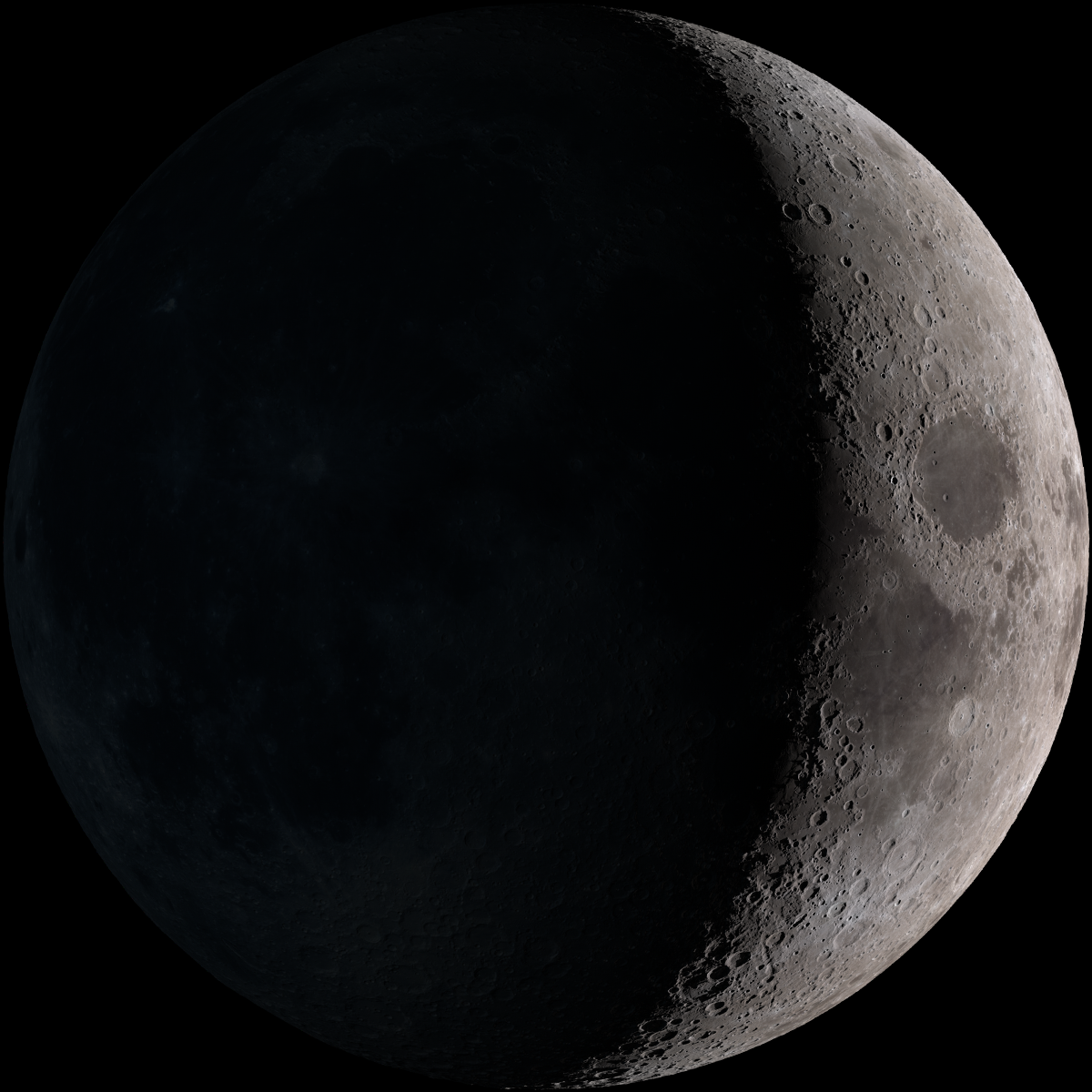 Moon phase on 25 September 2025