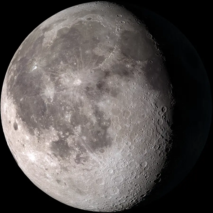 Waning Gibbous on 23 August 2013 Friday
