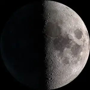 Lunaf com the moon on 27 october 2000